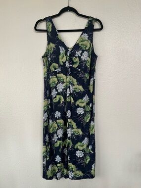 Tommy Bahama Silk Tropical Floral Dress size Large